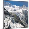 Himalaya Glacier-null-Mounted Art Print