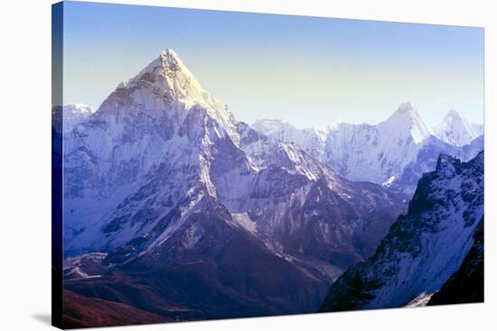 Himalaya Mountains-Microstock Man-Stretched Canvas