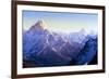 Himalaya Mountains-Microstock Man-Framed Photographic Print