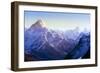 Himalaya Mountains-Microstock Man-Framed Photographic Print