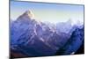 Himalaya Mountains-Microstock Man-Mounted Photographic Print