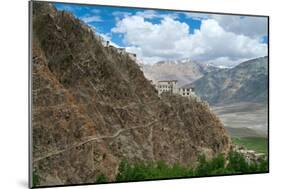 Himalayan Landscape: Tibetan Buddhist Monastery (Karsha Gompa, Largest in Zanskar, Gelugpa Order)…-null-Mounted Giclee Print