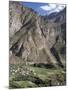Himalayan Mountain Village in Chenab Valley Near Keylong, Himachal Pradesh, India-Tony Waltham-Mounted Photographic Print