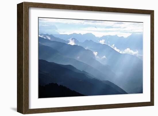 Himalayan Mountains-Tai Prints-Framed Photographic Print