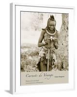 Himba Girl with Shell-Chris Simpson-Framed Giclee Print