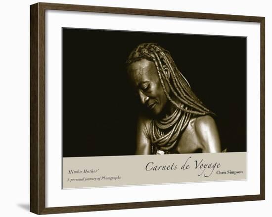 Himba Mother-Chris Simpson-Framed Giclee Print