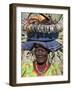 Himba Street Vendor at Opuwo Who Sells Himba Jewellery, Arts and Crafts to Passing Tourists-Nigel Pavitt-Framed Photographic Print