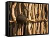 Himba Tribe Hut, Skeleton Coast, Namibia-Michele Westmorland-Framed Stretched Canvas