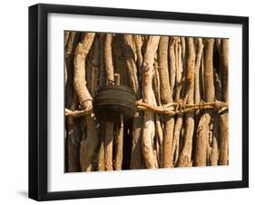 Himba Tribe Hut, Skeleton Coast, Namibia-Michele Westmorland-Framed Photographic Print