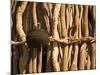 Himba Tribe Hut, Skeleton Coast, Namibia-Michele Westmorland-Mounted Photographic Print