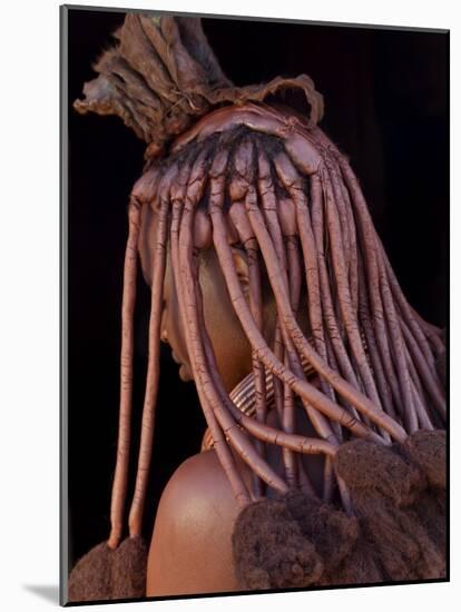 Himba Woman, Kaokoland, Namibia-Peter Adams-Mounted Photographic Print