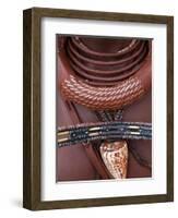 Himba Woman, Kaokoland, Namibia-Peter Adams-Framed Photographic Print