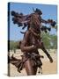 Himba Women Perform the Otjiunda Dance, Stamping, Clapping and Chanting-Nigel Pavitt-Stretched Canvas