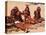 Himba Women Selling Souvenirs, Kaokoveld, Namibia, Africa-Nico Tondini-Stretched Canvas