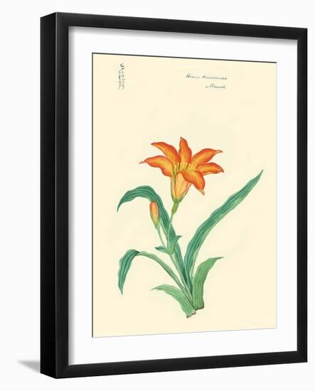 Hime Kuwanso-March-Megata Morikaga-Framed Art Print