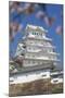 Himeji Castle, Himeji, Kansai, Honshu, Japan-Ian Trower-Mounted Photographic Print