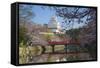 Himeji Castle, Himeji, Kansai, Honshu, Japan-Ian Trower-Framed Stretched Canvas