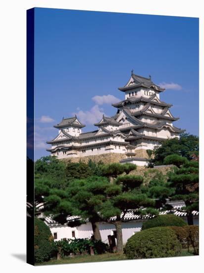 Himeji Castle, Main Tower, Himeji, Honshu, Japan-Steve Vidler-Stretched Canvas
