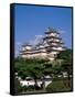 Himeji Castle, Main Tower, Himeji, Honshu, Japan-Steve Vidler-Framed Stretched Canvas