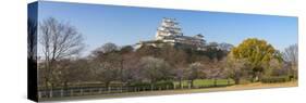 Himeji Castle (Unesco World Heritage Site), Himeji, Kansai, Honshu, Japan-Ian Trower-Stretched Canvas