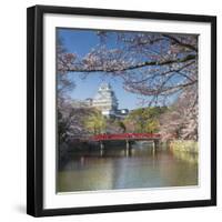 Himeji Castle (Unesco World Heritage Site), Himeji, Kansai, Honshu, Japan-Ian Trower-Framed Photographic Print