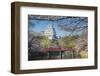 Himeji Castle (Unesco World Heritage Site), Himeji, Kansai, Honshu, Japan-Ian Trower-Framed Photographic Print