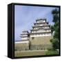 Himeji-Jo Castle, Himeji City, Japan-Christopher Rennie-Framed Stretched Canvas