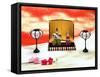Hina Dolls for the Girls' Festival, 3rd of March, Japan-null-Framed Stretched Canvas