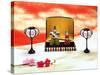 Hina Dolls for the Girls' Festival, 3rd of March, Japan-null-Stretched Canvas
