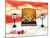 Hina Dolls for the Girls' Festival, 3rd of March, Japan-null-Mounted Photographic Print