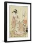 Hinazuru of Chojiya House, C. 1794-1795-Chobunsai Eishi-Framed Giclee Print