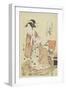 Hinazuru of Chojiya House, C. 1794-1795-Chobunsai Eishi-Framed Giclee Print