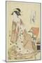 Hinazuru of Chojiya House, C. 1794-1795-Chobunsai Eishi-Mounted Giclee Print