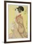 Hinazuru of the Chojiya, from the series 'Array of Supreme Beauties of the Present Day ', 1794-Kitagawa Utamaro-Framed Giclee Print