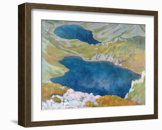 Hinczow Lakes in the Tatra Mountains, 1907-Stanislaw Ignacy Witkiewicz-Framed Giclee Print