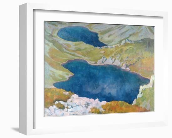 Hinczow Lakes in the Tatra Mountains, 1907-Stanislaw Ignacy Witkiewicz-Framed Giclee Print