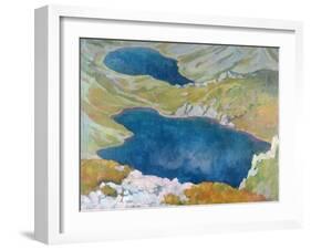 Hinczow Lakes in the Tatra Mountains, 1907-Stanislaw Ignacy Witkiewicz-Framed Giclee Print