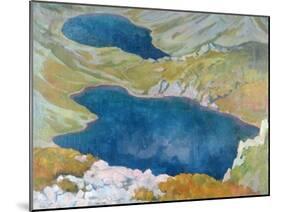 Hinczow Lakes in the Tatra Mountains, 1907-Stanislaw Ignacy Witkiewicz-Mounted Giclee Print