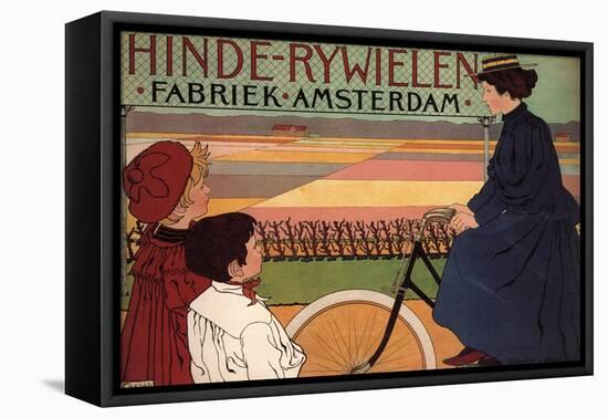 Hinde Rijwielen Fabriek Amsterdam, 1896-Johann Georg van Caspel-Framed Stretched Canvas