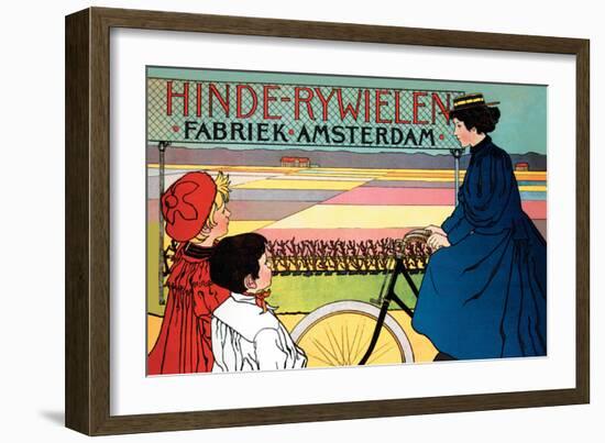 Hinde-Rywielen Factory in Amsterdam-Johan Georg Van Caspel-Framed Art Print