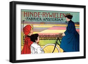 Hinde-Rywielen Factory in Amsterdam-Johan Georg Van Caspel-Framed Art Print