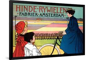 Hinde-Rywielen Factory in Amsterdam-Johan Georg Van Caspel-Framed Art Print