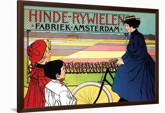 Hinde-Rywielen Factory in Amsterdam-Johan Georg Van Caspel-Framed Art Print