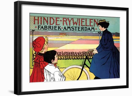 Hinde-Rywielen Factory in Amsterdam-Johan Georg Van Caspel-Framed Art Print