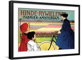 Hinde-Rywielen Factory in Amsterdam-Johan Georg Van Caspel-Framed Art Print