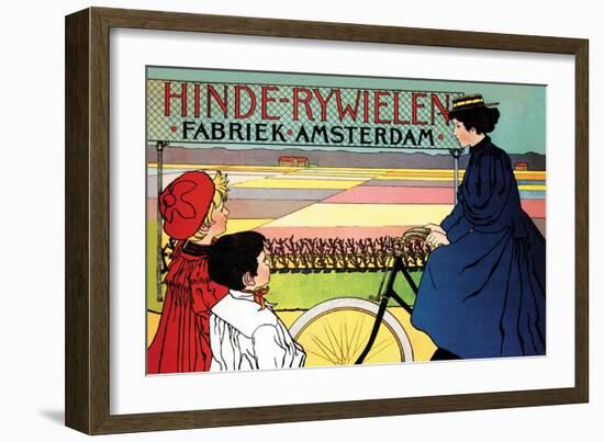 Hinde-Rywielen Factory in Amsterdam-Johan Georg Van Caspel-Framed Art Print