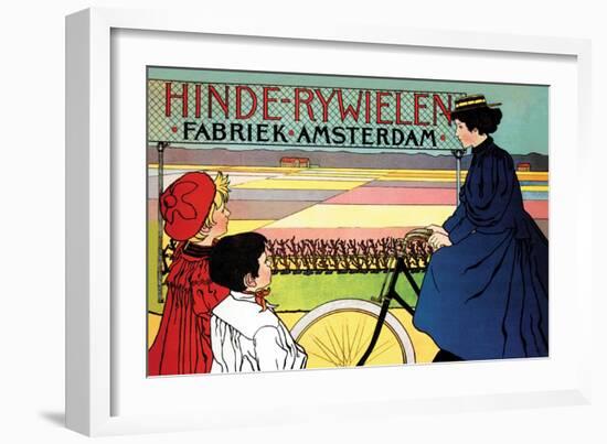 Hinde-Rywielen Factory in Amsterdam-Johan Georg Van Caspel-Framed Art Print