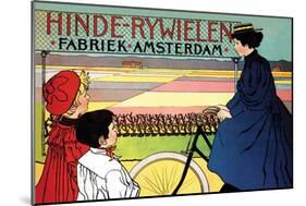 Hinde-Rywielen Factory in Amsterdam-Johan Georg Van Caspel-Mounted Art Print