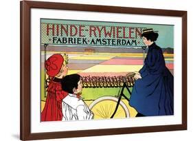 Hinde-Rywielen Factory in Amsterdam-Johan Georg Van Caspel-Framed Art Print