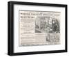 Hinde's Popular Shilling Toys! Advertisement for a Victorian Doll's House-null-Framed Art Print